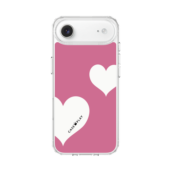 スリムプロテクションケース［ Two Hearts - Pink ］