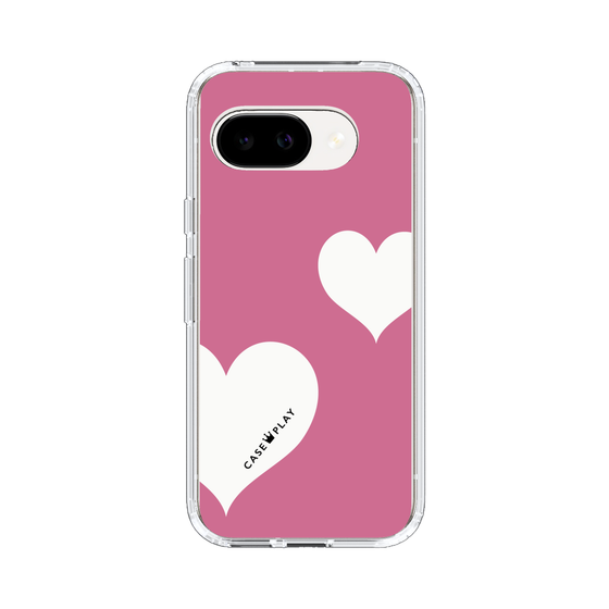 スリムプロテクションケース［ Two Hearts - Pink ］