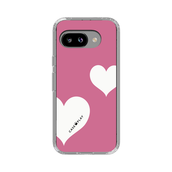 スリムプロテクションケース［ Two Hearts - Pink ］