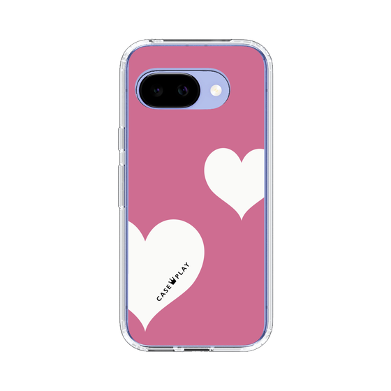 スリムプロテクションケース［ Two Hearts - Pink ］