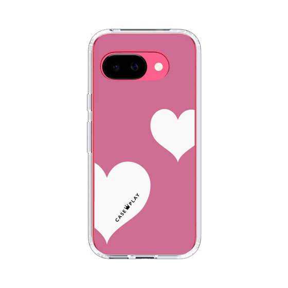 スリムプロテクションケース［ Two Hearts - Pink ］