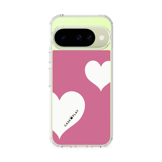 スリムプロテクションケース［ Two Hearts - Pink ］