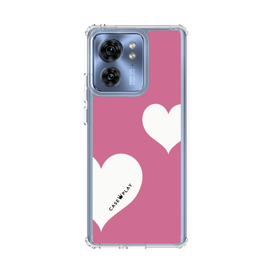 スリムプロテクションケース［ Two Hearts - Pink ］
