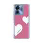 スリムプロテクションケース［ Two Hearts - Pink ］