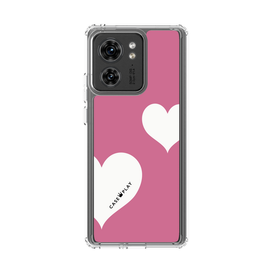 スリムプロテクションケース［ Two Hearts - Pink ］