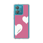 スリムプロテクションケース［ Two Hearts - Pink ］