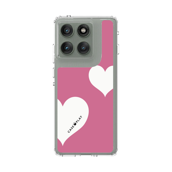 スリムプロテクションケース［ Two Hearts - Pink ］