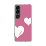 スリムプロテクションケース［ Two Hearts - Pink ］