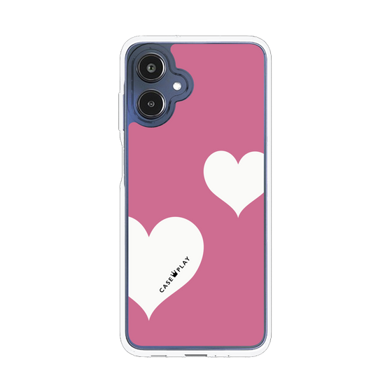 スリムプロテクションケース［ Two Hearts - Pink ］