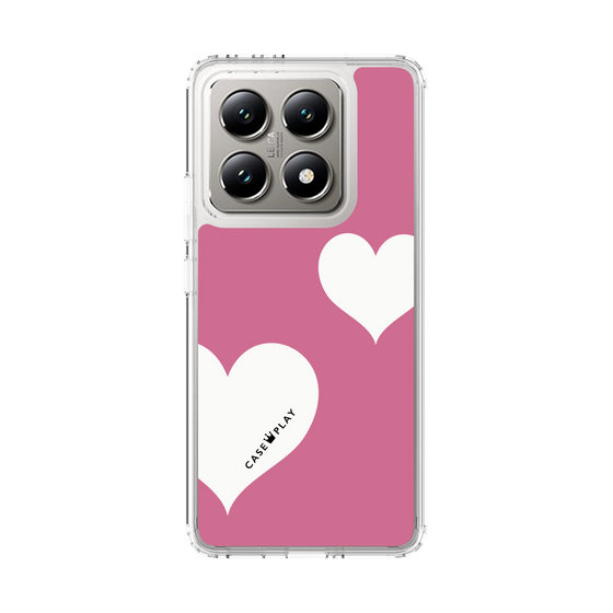スリムプロテクションケース［ Two Hearts - Pink ］