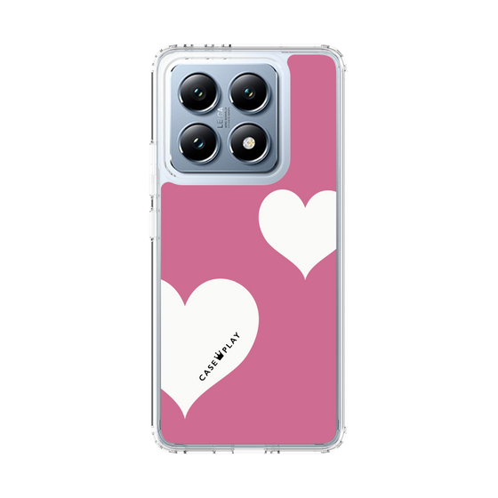 スリムプロテクションケース［ Two Hearts - Pink ］