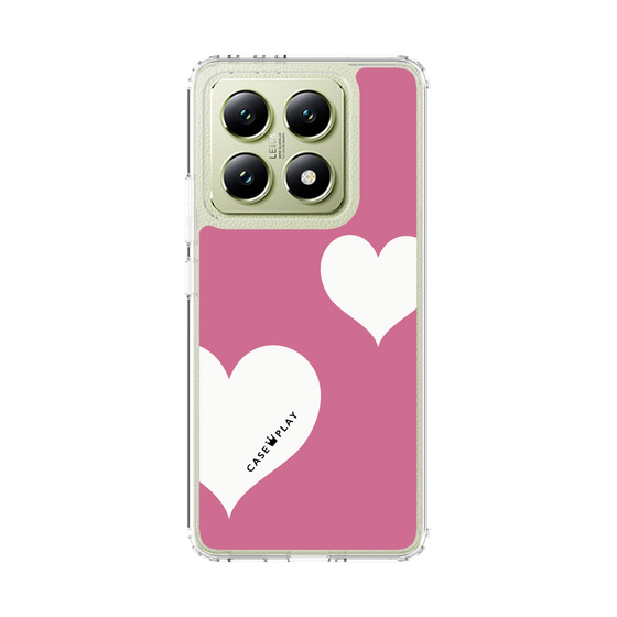 スリムプロテクションケース［ Two Hearts - Pink ］