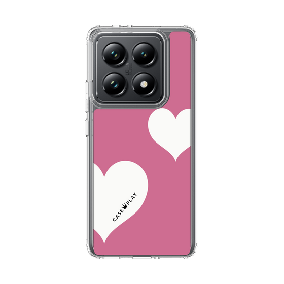 スリムプロテクションケース［ Two Hearts - Pink ］