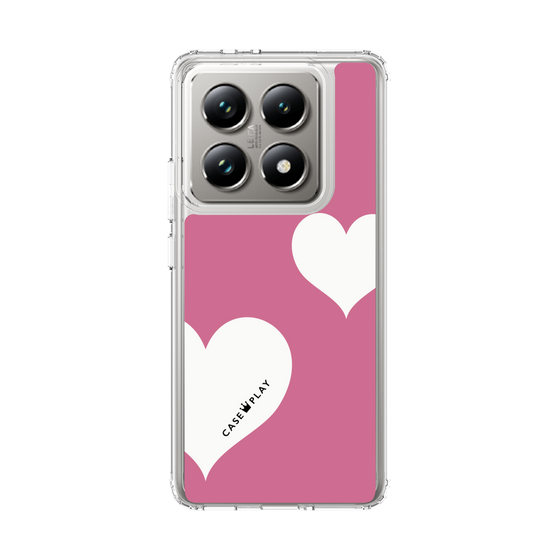 スリムプロテクションケース［ Two Hearts - Pink ］