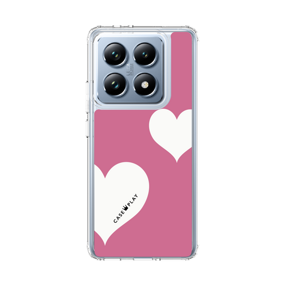 スリムプロテクションケース［ Two Hearts - Pink ］