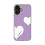 スリムプロテクションケース［ Two Hearts - Purple ］