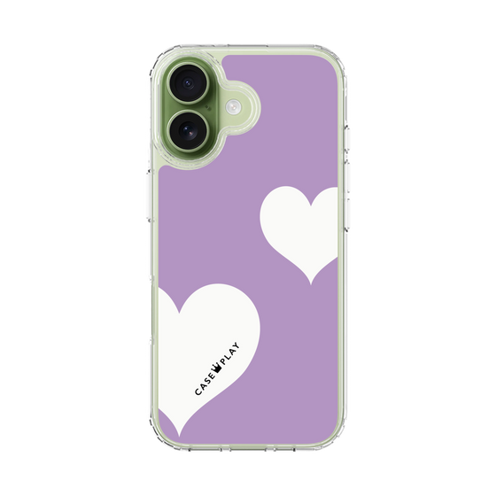 スリムプロテクションケース［ Two Hearts - Purple ］