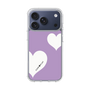 スリムプロテクションケース［ Two Hearts - Purple ］