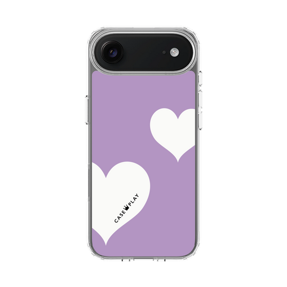 スリムプロテクションケース［ Two Hearts - Purple ］