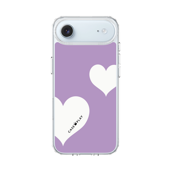 スリムプロテクションケース［ Two Hearts - Purple ］