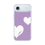 スリムプロテクションケース［ Two Hearts - Purple ］