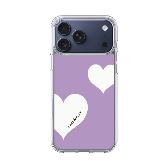 スリムプロテクションケース［ Two Hearts - Purple ］