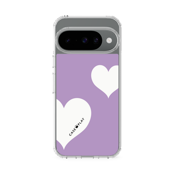スリムプロテクションケース［ Two Hearts - Purple ］