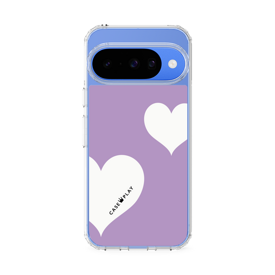 スリムプロテクションケース［ Two Hearts - Purple ］