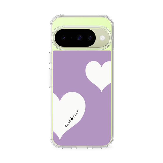 スリムプロテクションケース［ Two Hearts - Purple ］