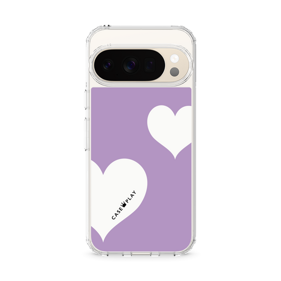 スリムプロテクションケース［ Two Hearts - Purple ］