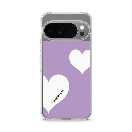 スリムプロテクションケース［ Two Hearts - Purple ］