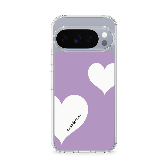 スリムプロテクションケース［ Two Hearts - Purple ］