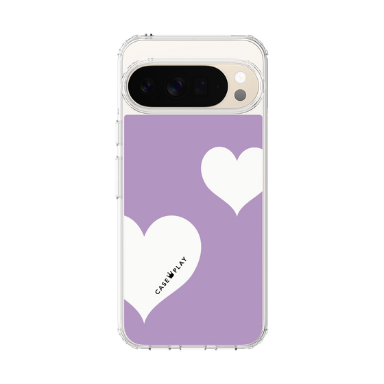 スリムプロテクションケース［ Two Hearts - Purple ］
