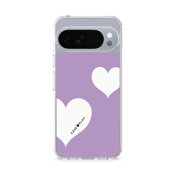 スリムプロテクションケース［ Two Hearts - Purple ］