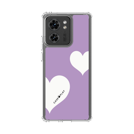 スリムプロテクションケース［ Two Hearts - Purple ］