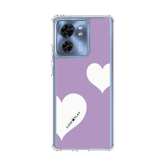 スリムプロテクションケース［ Two Hearts - Purple ］
