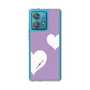 スリムプロテクションケース［ Two Hearts - Purple ］