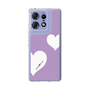 スリムプロテクションケース［ Two Hearts - Purple ］