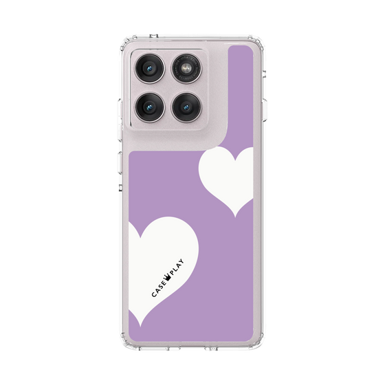 スリムプロテクションケース［ Two Hearts - Purple ］