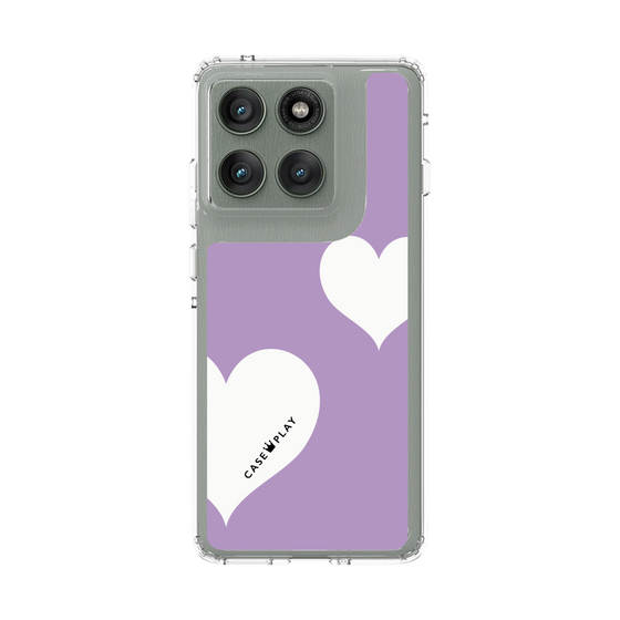 スリムプロテクションケース［ Two Hearts - Purple ］