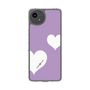 スリムプロテクションケース［ Two Hearts - Purple ］