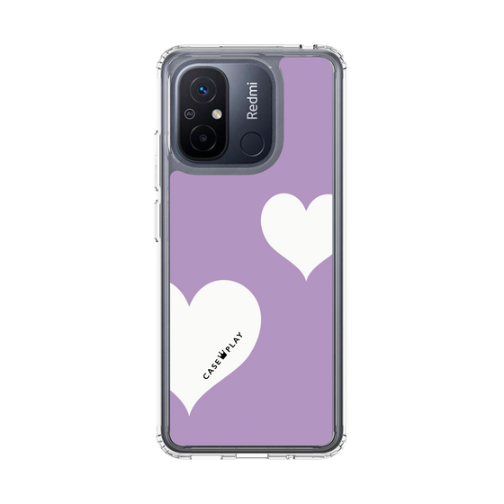 スリムプロテクションケース［ Two Hearts - Purple ］