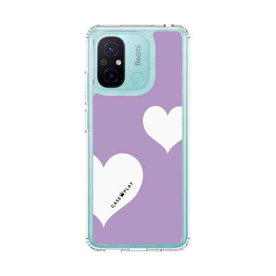スリムプロテクションケース［ Two Hearts - Purple ］