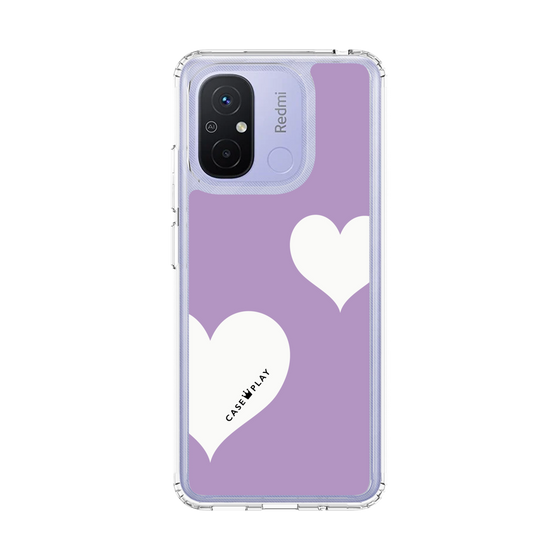スリムプロテクションケース［ Two Hearts - Purple ］