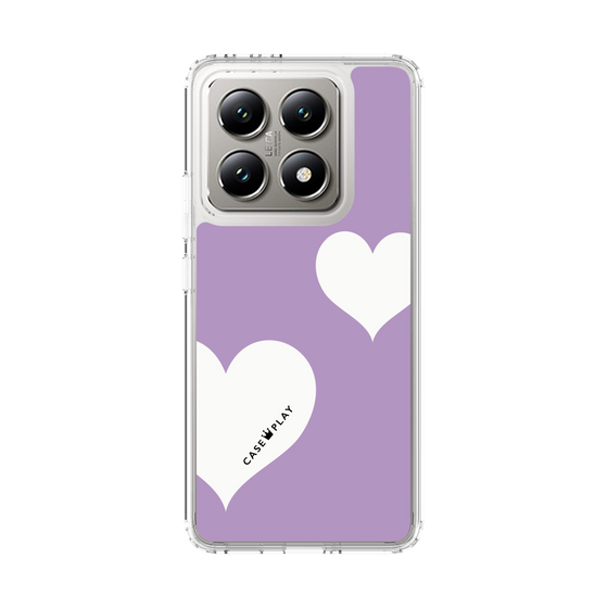 スリムプロテクションケース［ Two Hearts - Purple ］
