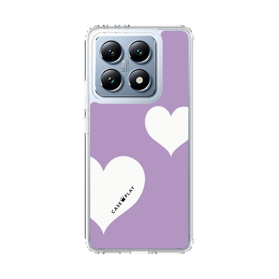 スリムプロテクションケース［ Two Hearts - Purple ］