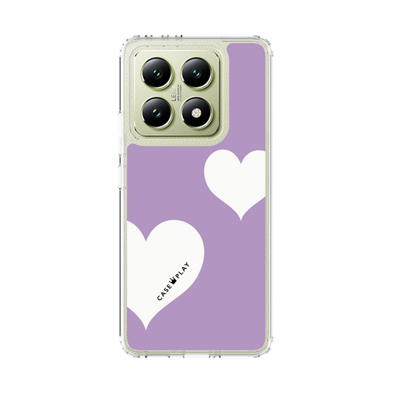 スリムプロテクションケース［ Two Hearts - Purple ］