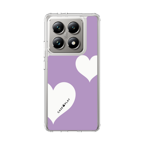 スリムプロテクションケース［ Two Hearts - Purple ］