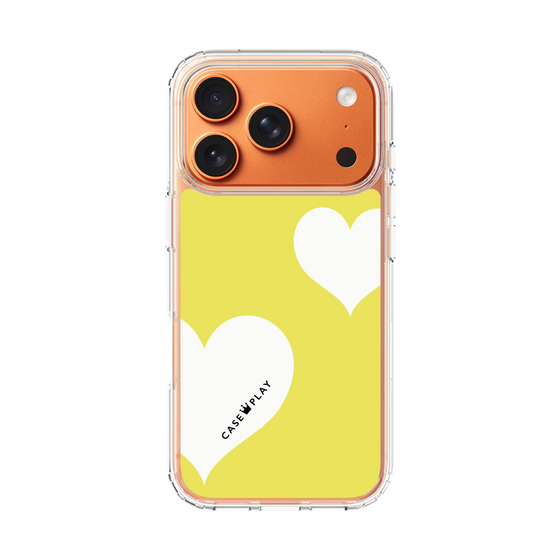 スリムプロテクションケース［ Two Hearts - Yellow ］