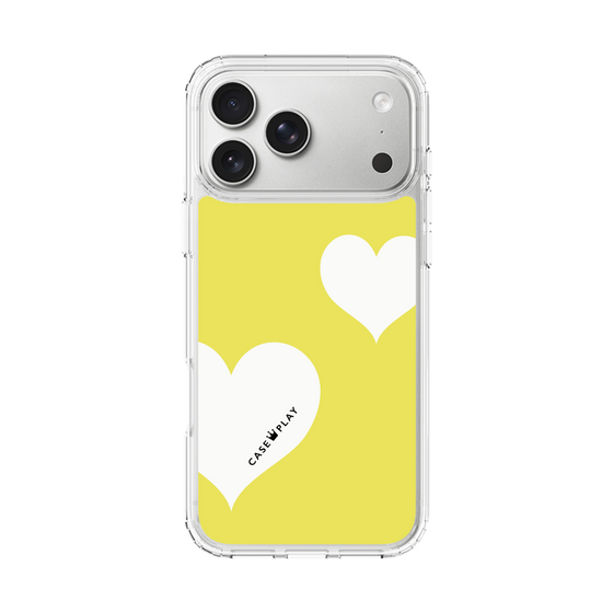 スリムプロテクションケース［ Two Hearts - Yellow ］